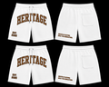 LEI&CO Heritage Premium relaxed shorts 🔥 (Pure White)