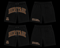 LEI&CO Heritage Premium relaxed shorts 🔥 (Midnight Black)