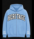 PRE-ORDER                    HERITAGE Premium Zip Hoody🔥 (Celestial Blue )
