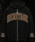 PRE-ORDER                    HERITAGE Premium Zip Hoody🔥 (Midnight Black)