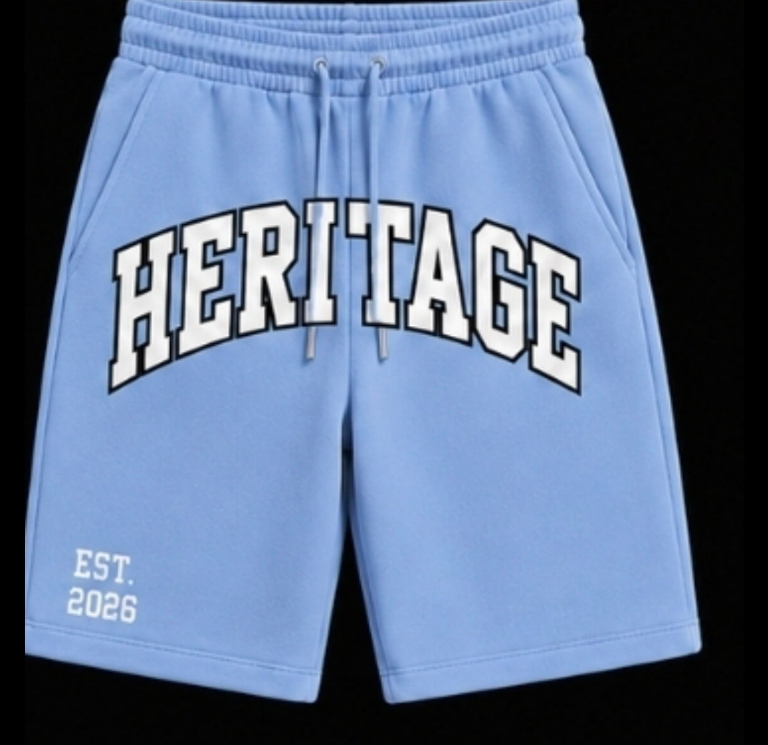 LEI&CO Heritage Premium relaxed shorts 🔥 (Celestial Blue)